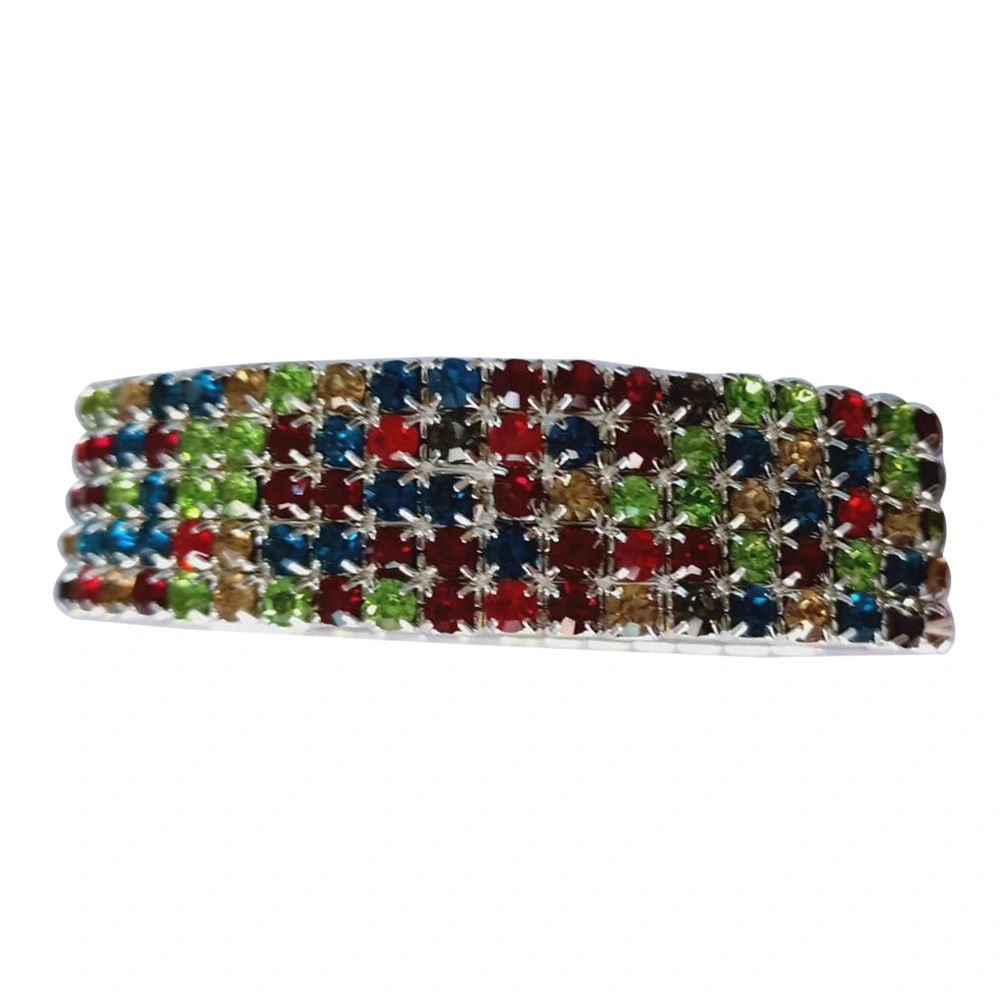 Luxury Full Crystal Rhinestones Colorful Bracelets for Women Girls Ladies