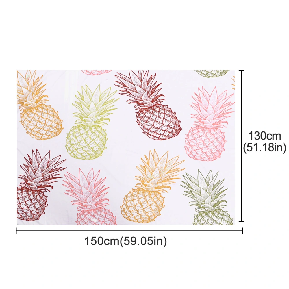 1Pc Creative Background Cloth Pineapple Pattern Tapestry Wall Pendant Decor