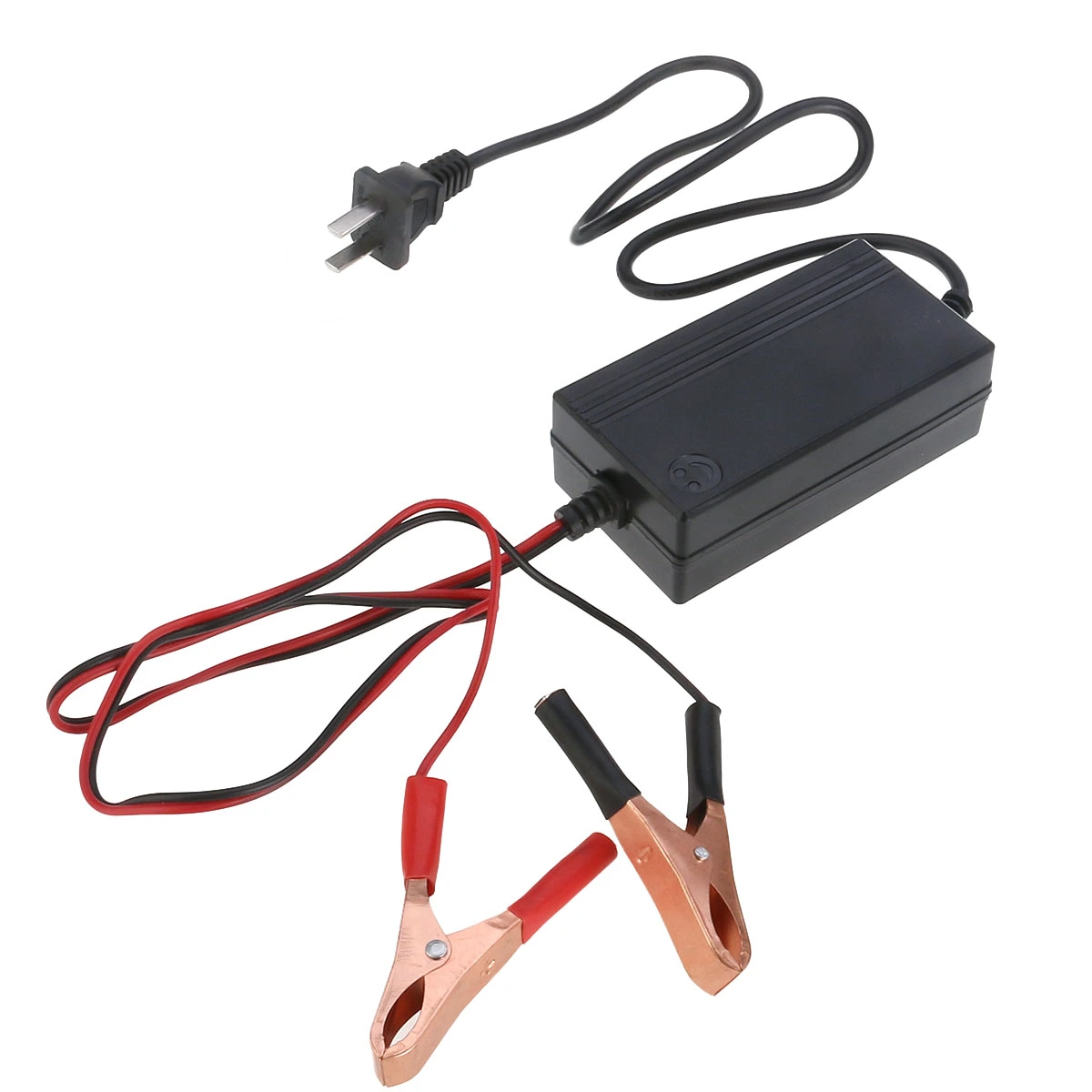 12V 1.2A Lead Acid Battery Charger Short Circuit Overcurrent Overvoltage Protection Motorcycle Battery Charger (US Plug)