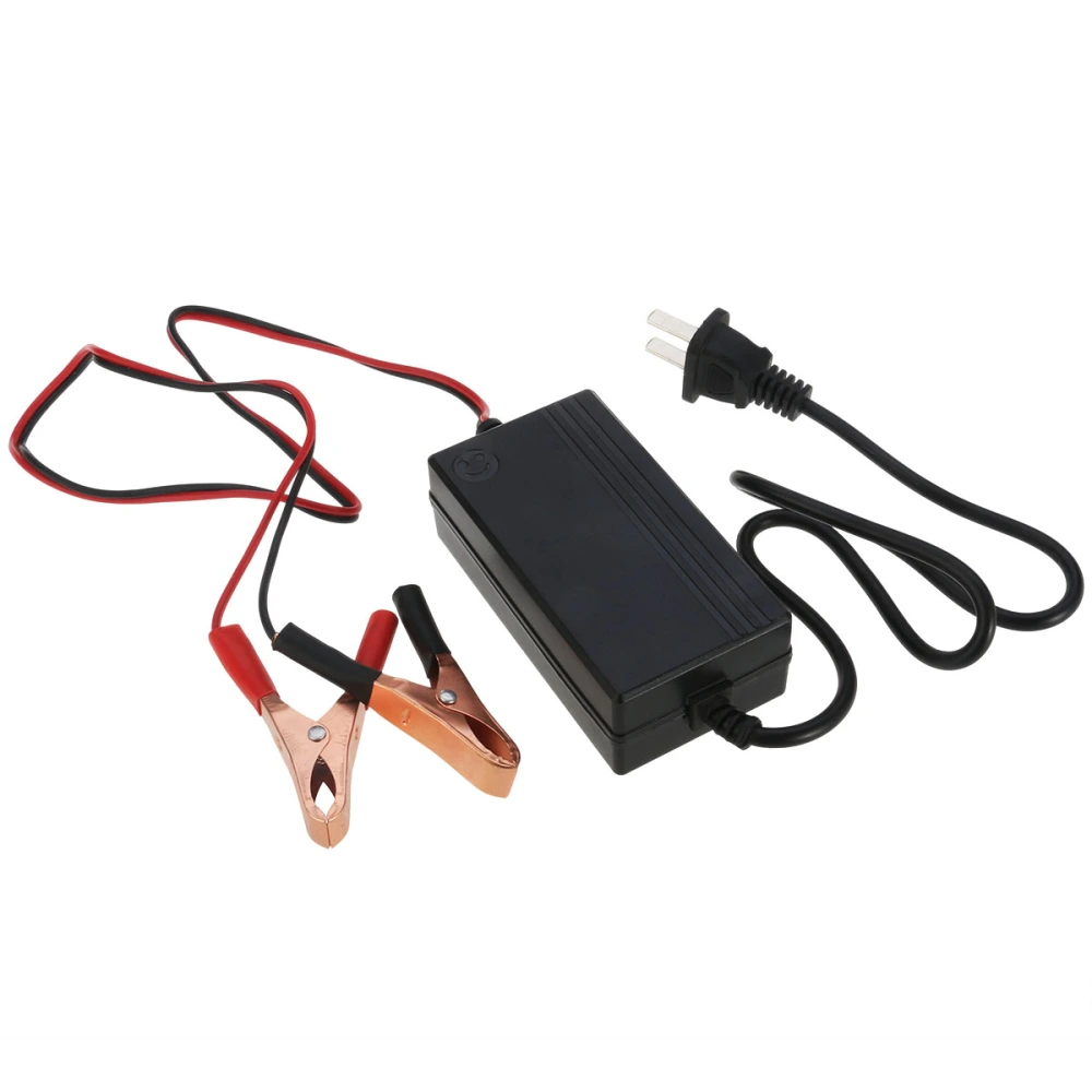 12V 1.2A Lead Acid Battery Charger Short Circuit Overcurrent Overvoltage Protection Motorcycle Battery Charger (US Plug)