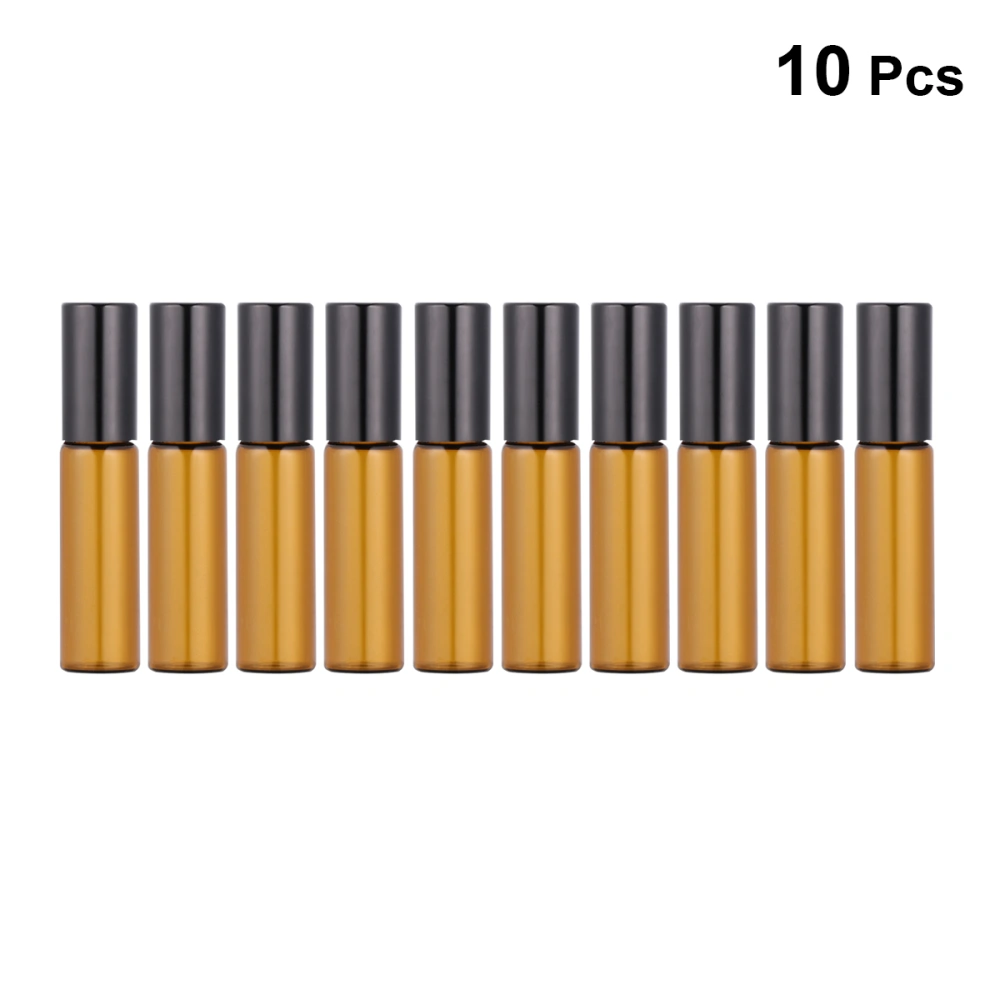 10Pcs 5ml Roller Ball Bottles Refillable Essential Oils Bottles Subpackaging Bottles