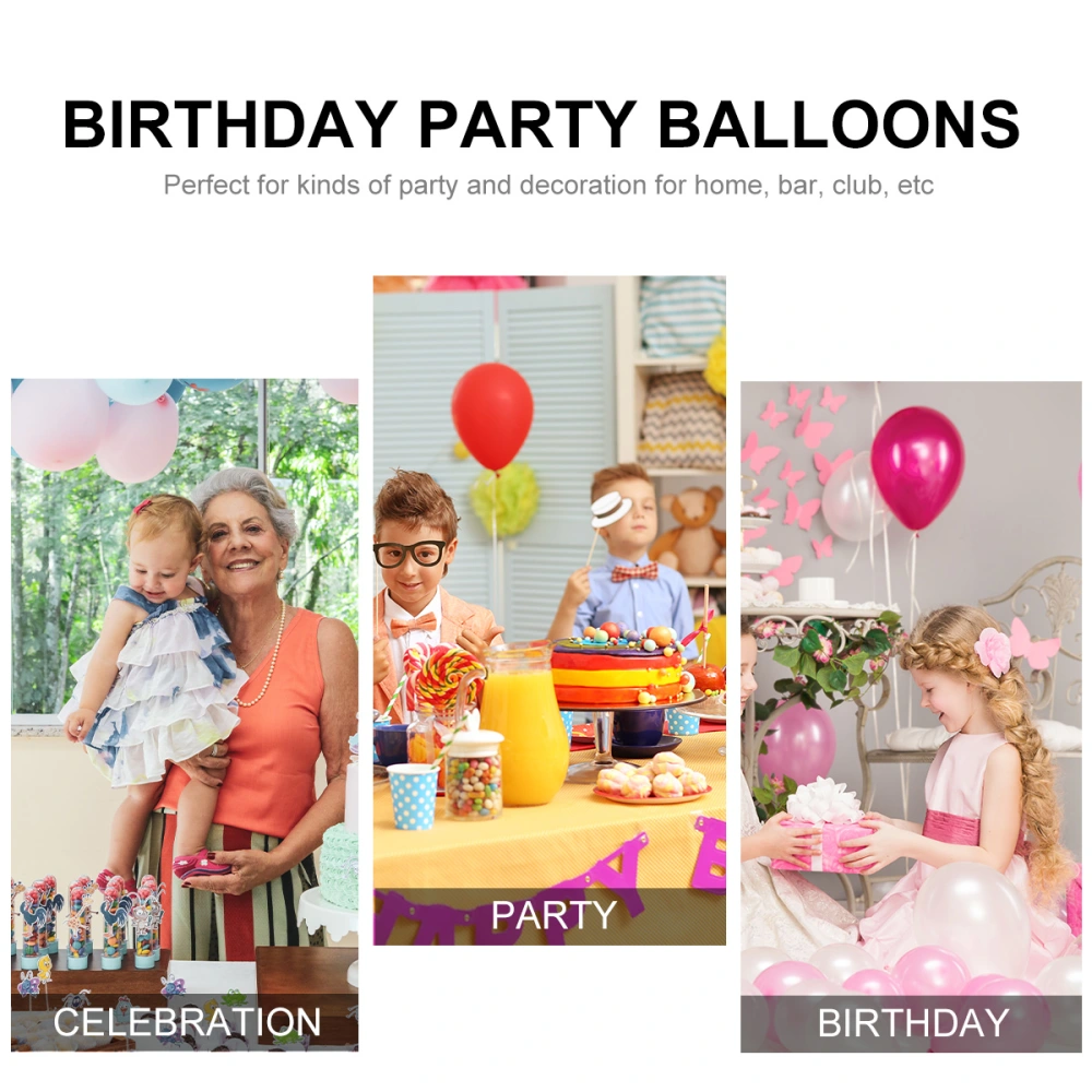 2pcs Round Transparent Bobbleball Balloon Birthday Party Background Decoration