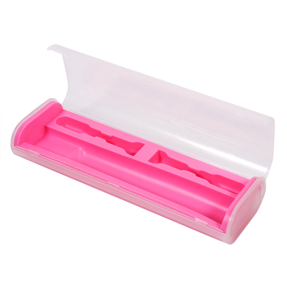 Universal Electric Toothbrush Case Travel Camping Portable Storage Holder Box (Pink)