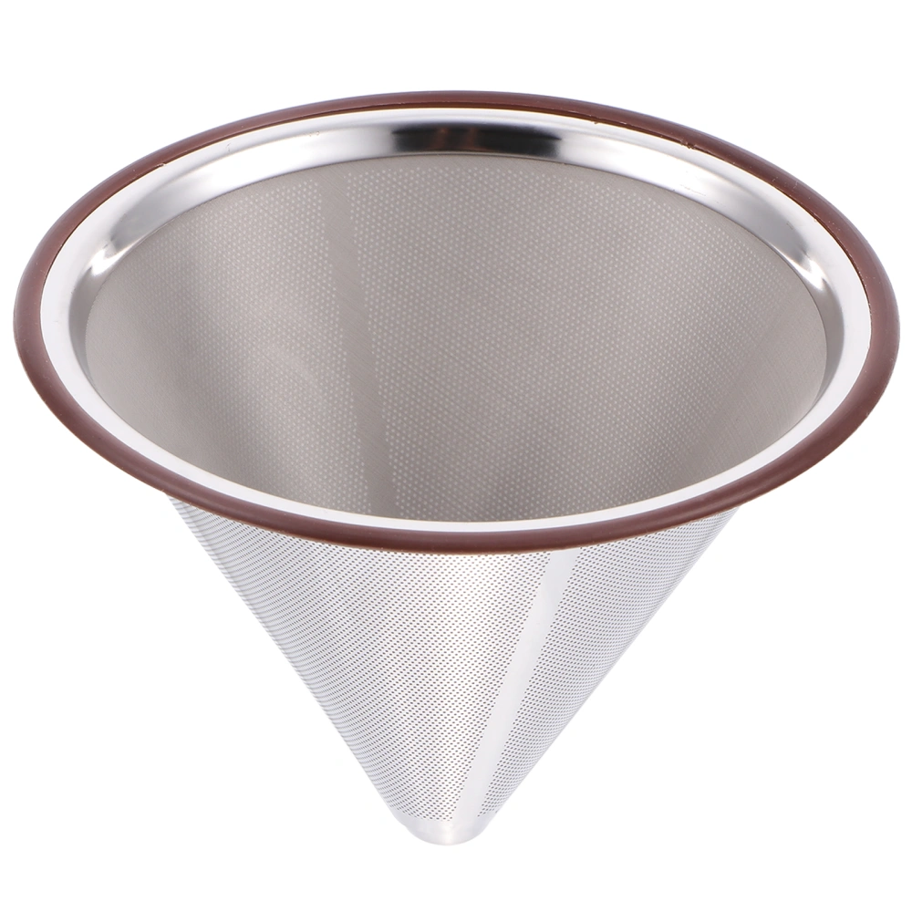 1Pc Coffee Filter Stainless Steel Manual Coffee Filter Paperless Tea Filter