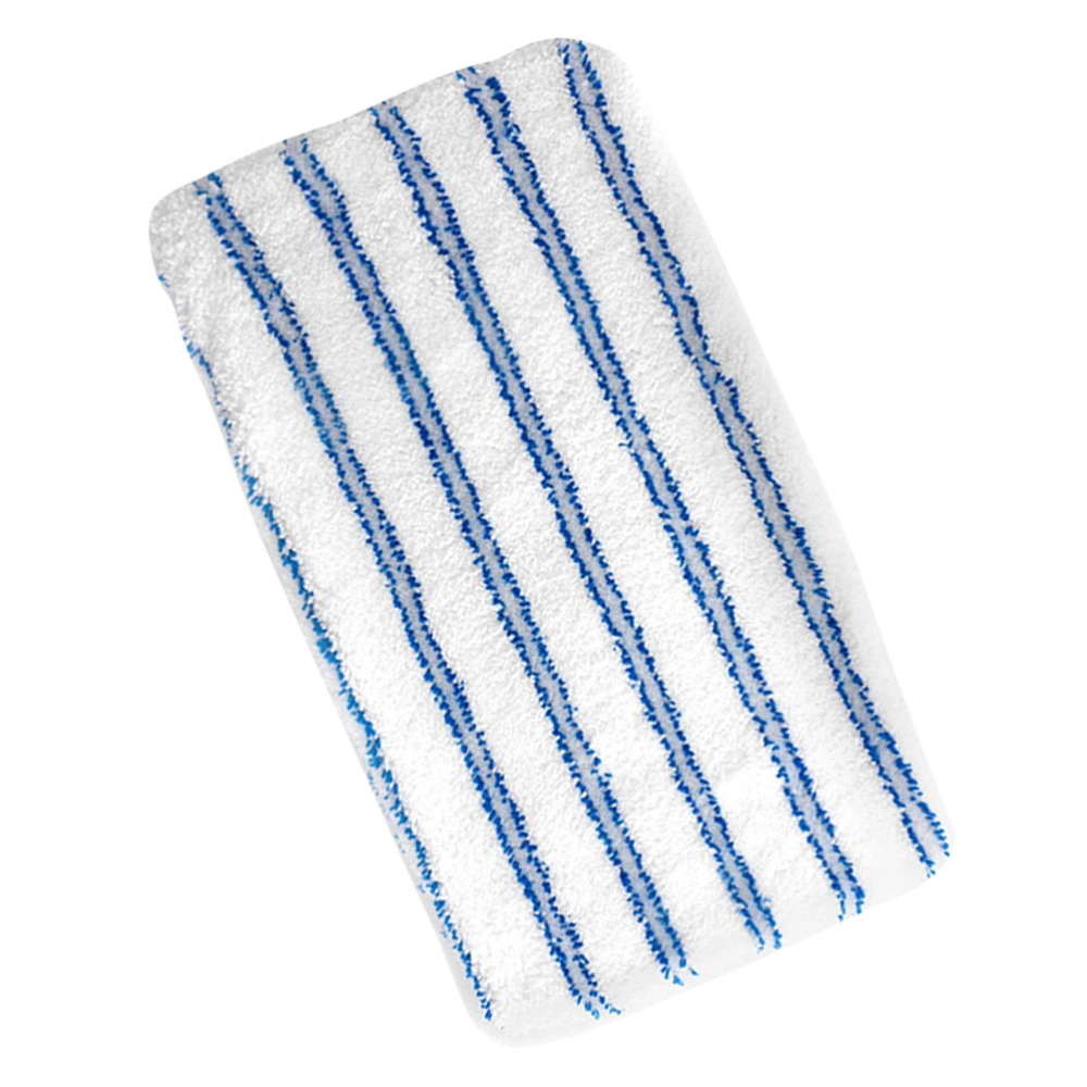 Useful Steam Mop Cloth Portable Replacement Clean Washable Cloth Pad Simple Mop Microfiber Mop Cloth for O-cedar Mop Head (Blue and White Stripe Pattern)