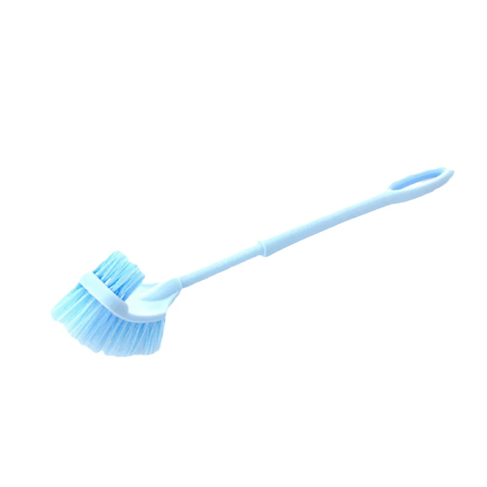 Toilet Brush Set Bidirectional Brush Head Toilet Cleaning Brushes Strong Detergency Bowl Brush for Bathroom (Random Color)