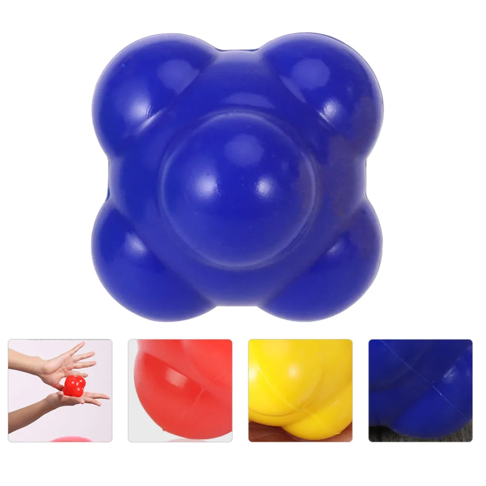 Agility Ball Hexagonal Reaction Ball Agile Training Equipment Ball Random Color