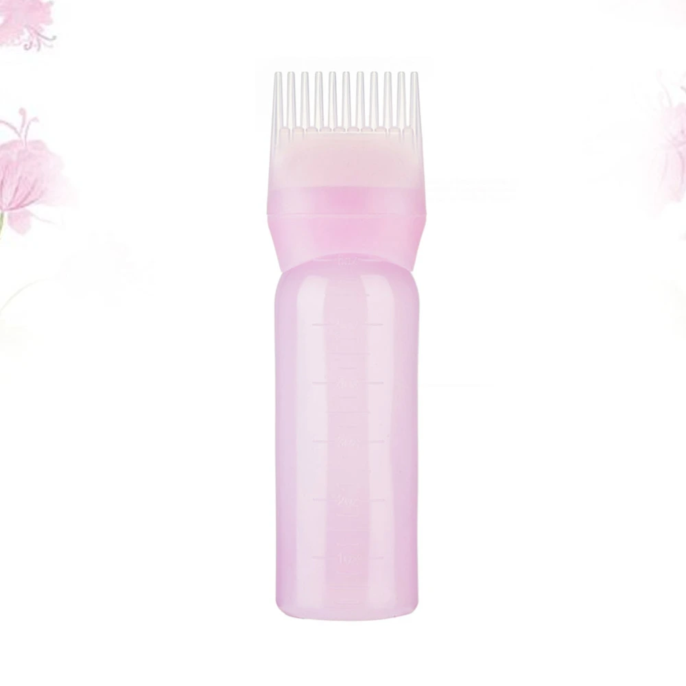 Hair Shampoo Bottle Hair Coloring Bottle Hairdressing Supplies Dry Cleaning Bottle Rinsing Bottle Dye Cream Bottle Liquid Medicine Bottle Pink