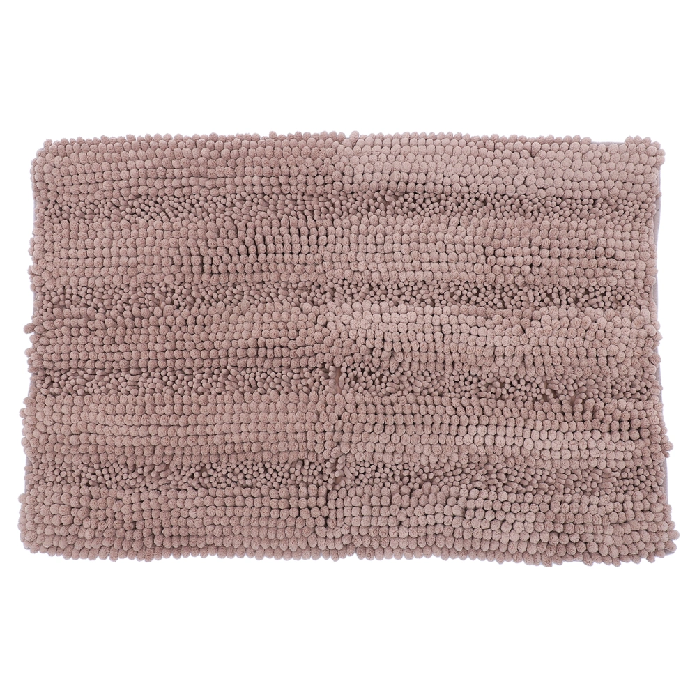 Bathroom Rug Chenille Extra Thick Non-Slip Bath Rug Bath Mat for Entryway