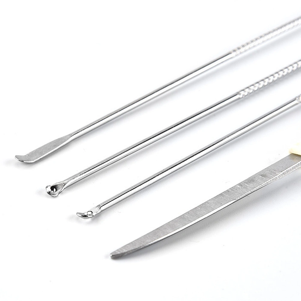 Ear Tool Set Stainless Steel Ear Spoon Spring-type Spiral Digging Ear Soon Dig Ear Spoon Adult Ear Suit