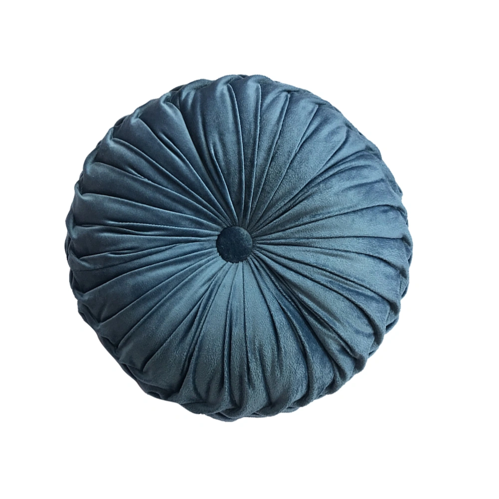 Sofa Round Pillow Creative Pumpkin Cushion Pillow Back Cushion Throw Pillow for Living Room Rest Room (Blue)