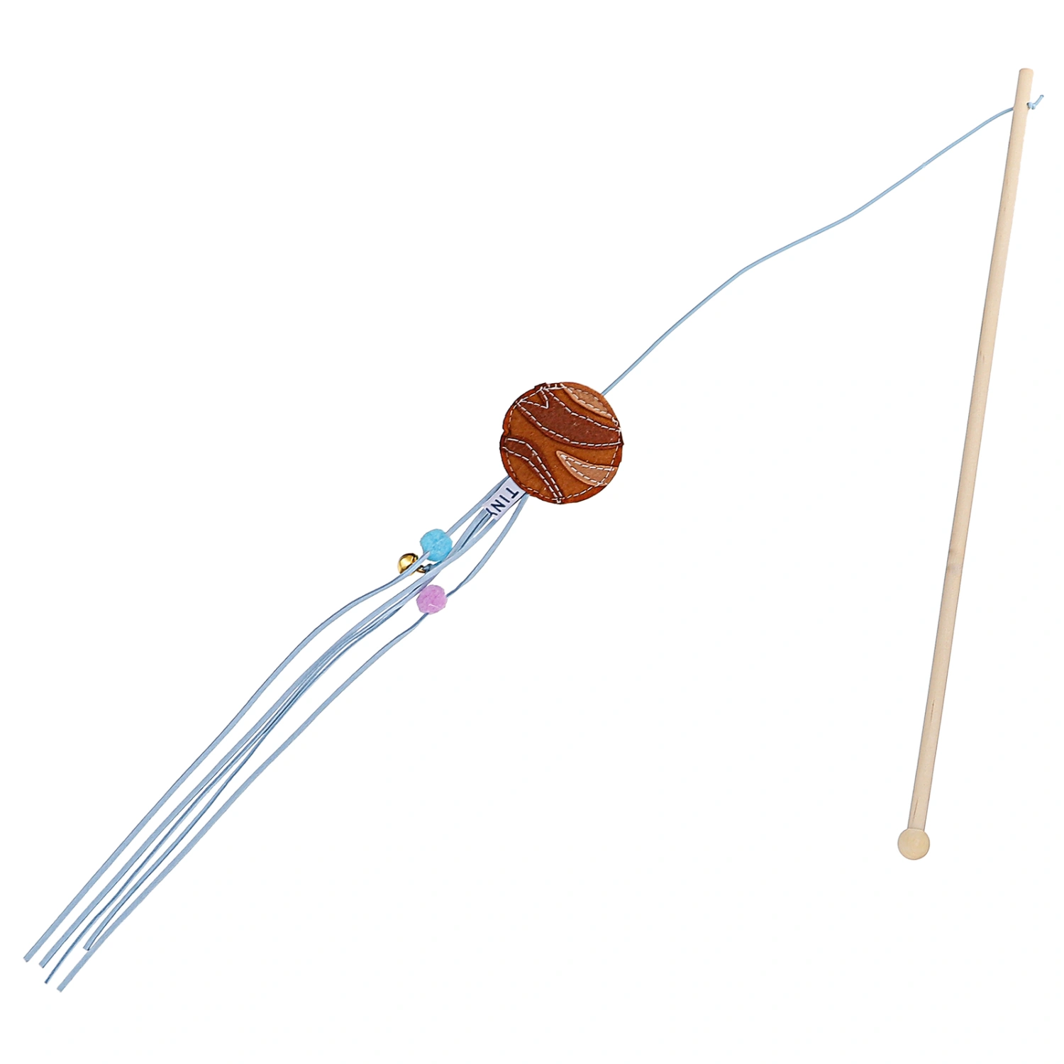 Universe Cat Wand Toy Catnip Kitten Teaser Wooden Rod Cat Teaser Indoor Cat Toy