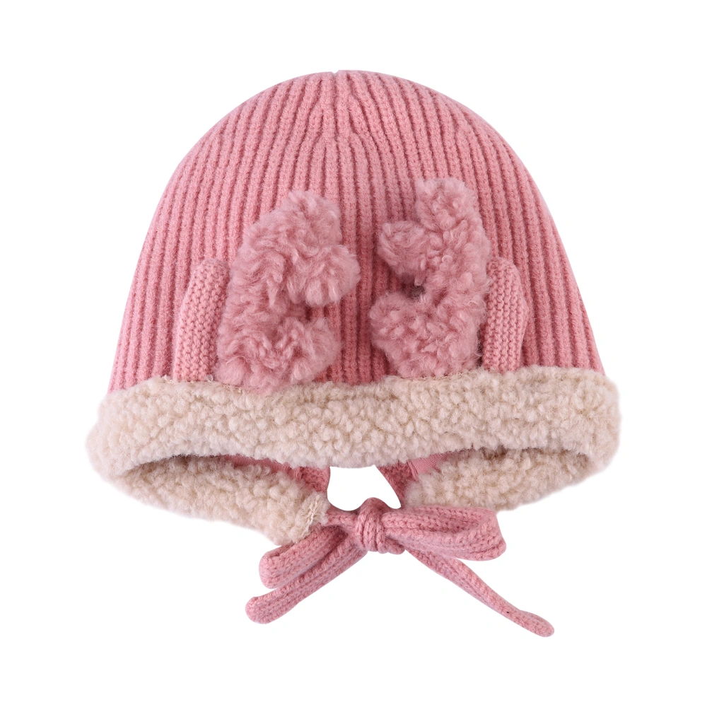 1 Pc Warm Free Size Headgear Stylish Baby Hat Interesting Lovely Knit Beanie