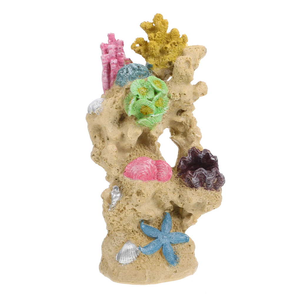 Decorative Aquarium Ornament Household Coral Decor Wear-resistant Fake Coral Aquarium Accessory