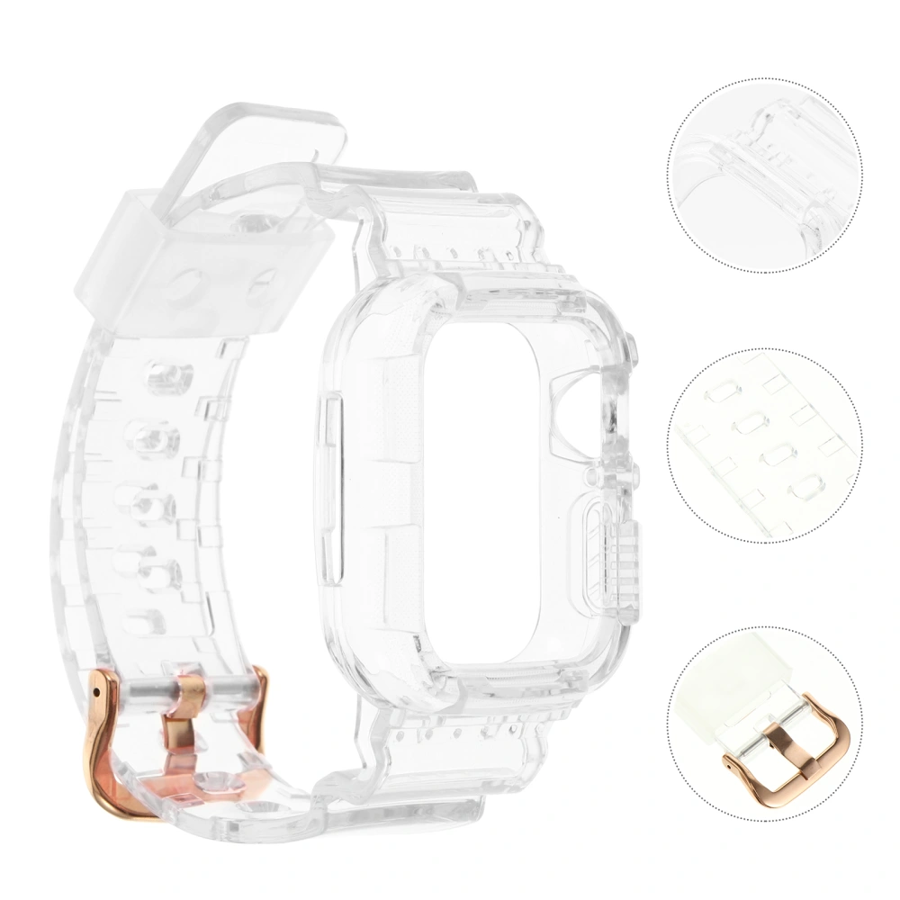 Delicate Watch Strap Sports Use Watchband One-piece Transparent Watch Strap