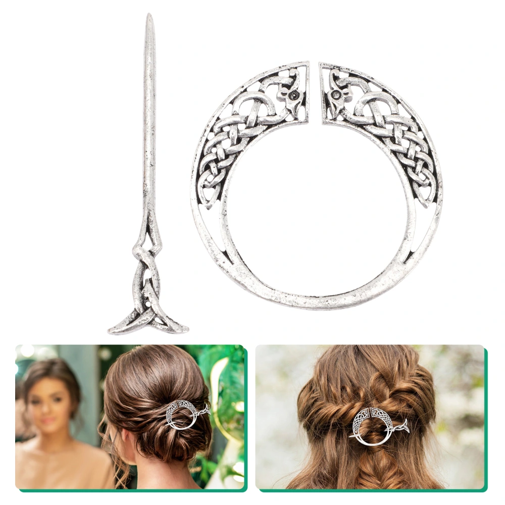 Celtics Knots Hair Pin Viking Celtic Hair Accessories Women Hair Bun Stick