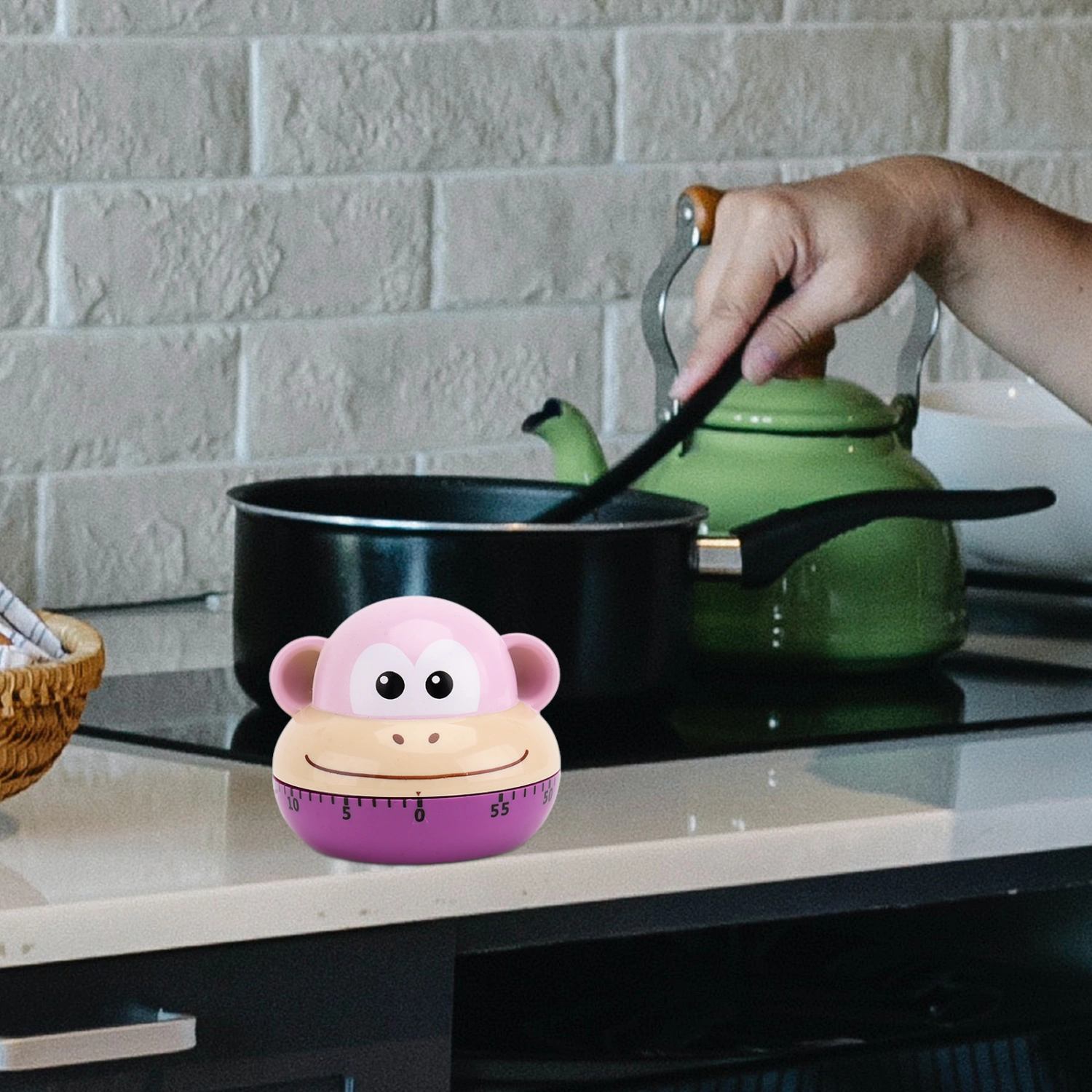 1Pc Cartoon Animal Shape Timer Practical Home Timer Kitchen Time Reminder