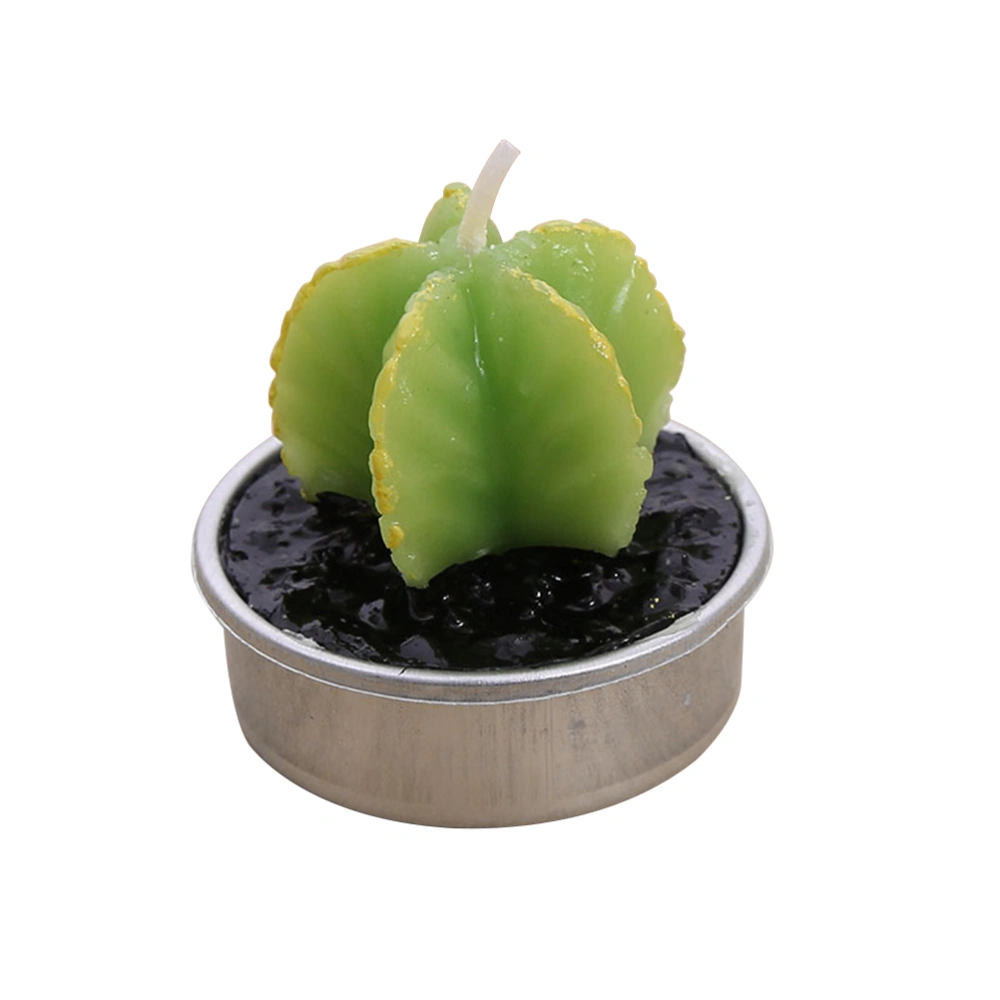 Simulation Plant Candle Mini Cactus Candles Home Decor Table Tea Light Garden Decorative Candle (I32-2)