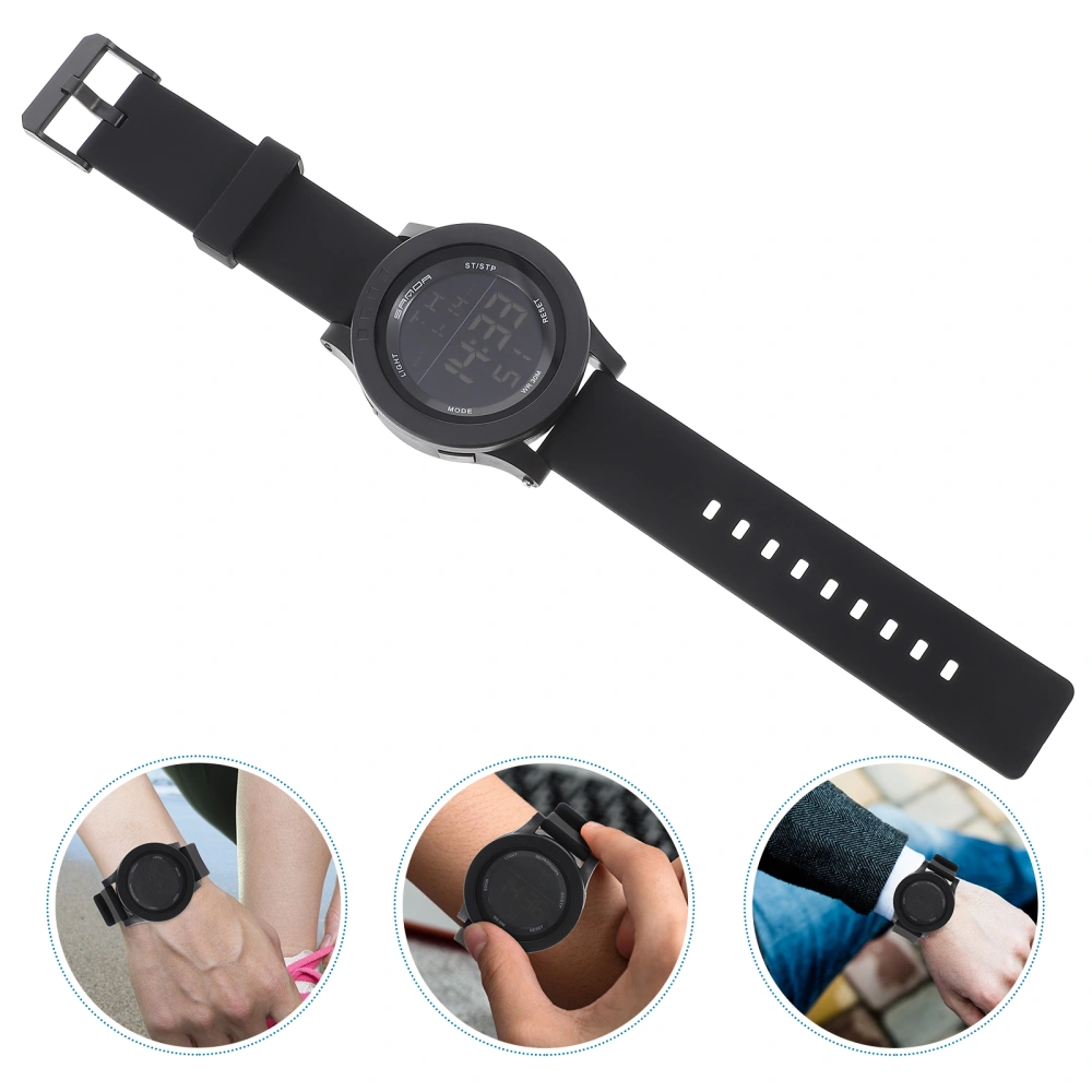 Fashion Stopwatch Luminous Electronic Watch Sports Watch Student Strap Watch