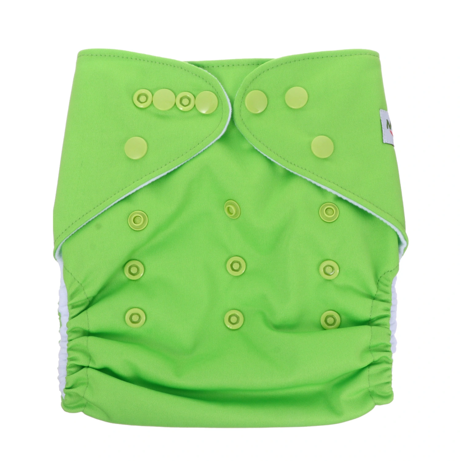 Solid Color Breathable Cloth Diaper Reusable Baby Diapers for Infant Toddler