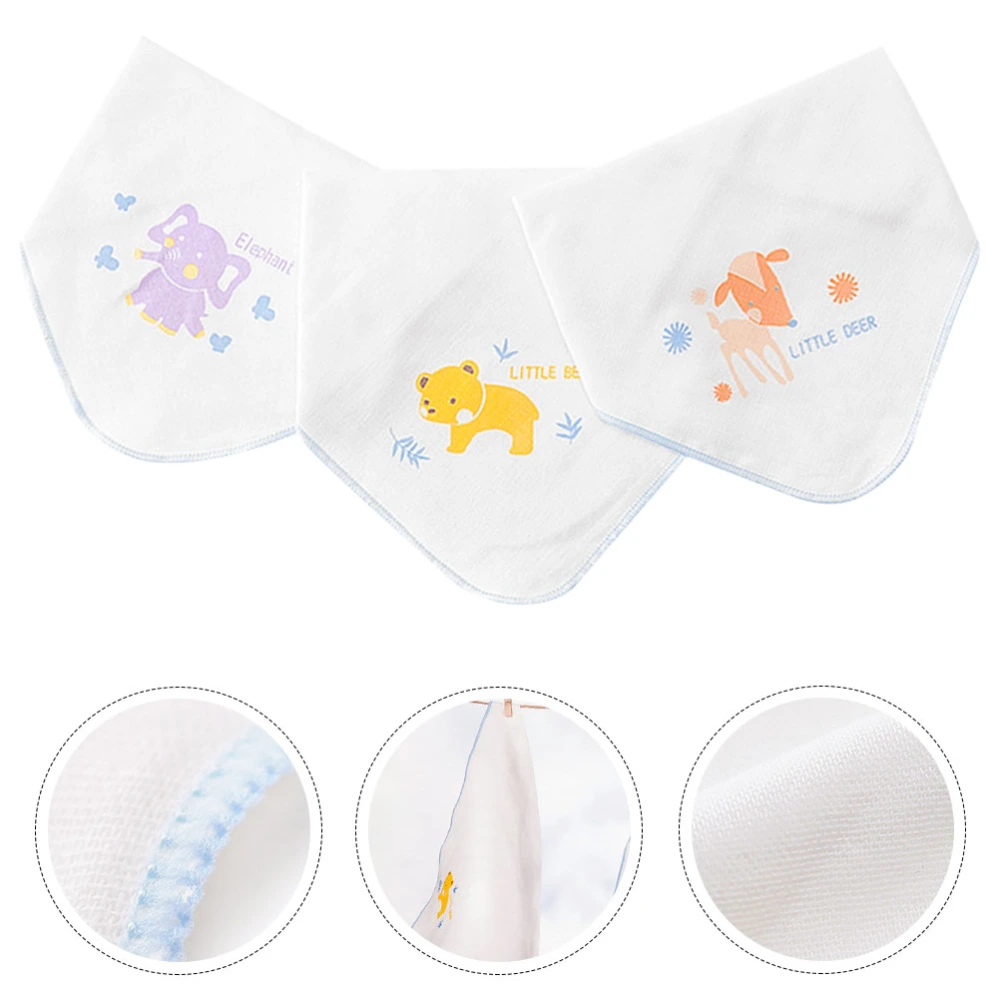 3pcs Baby Bandana Drool Bibs Cotton Bibs Unisex Baby Bibs For Boys Or Girls