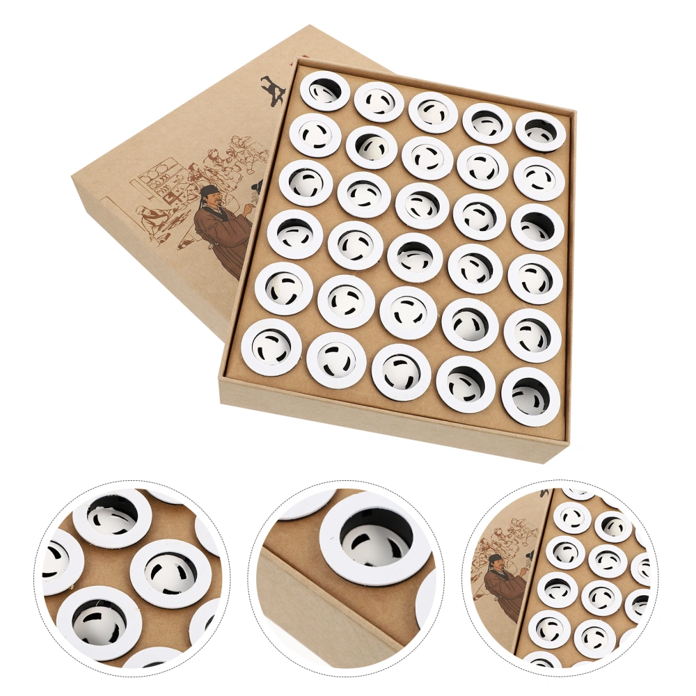 1 Box/30pcs Moxibustion Cone Smoke Backflow Self-adhesive Mini Moxa Tube Roll