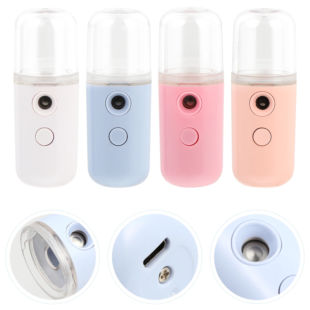 4pcs Facial Sprayer Facial Steamer Face Mist Steamer Mini Handy Mist Sprayer