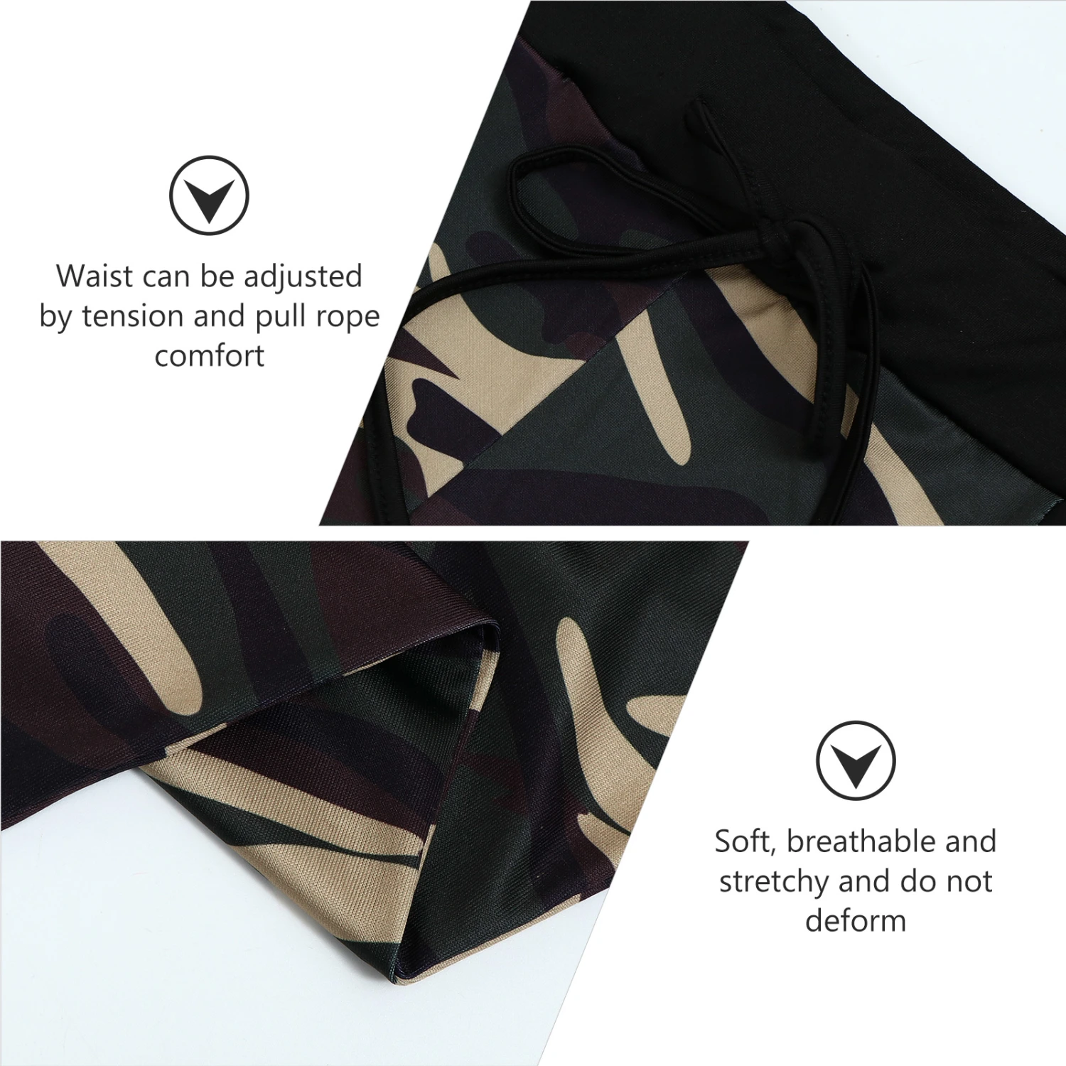 1pc Drawstring Trousers Close-fitting Pencil Pants Workout Pant for Women Lady