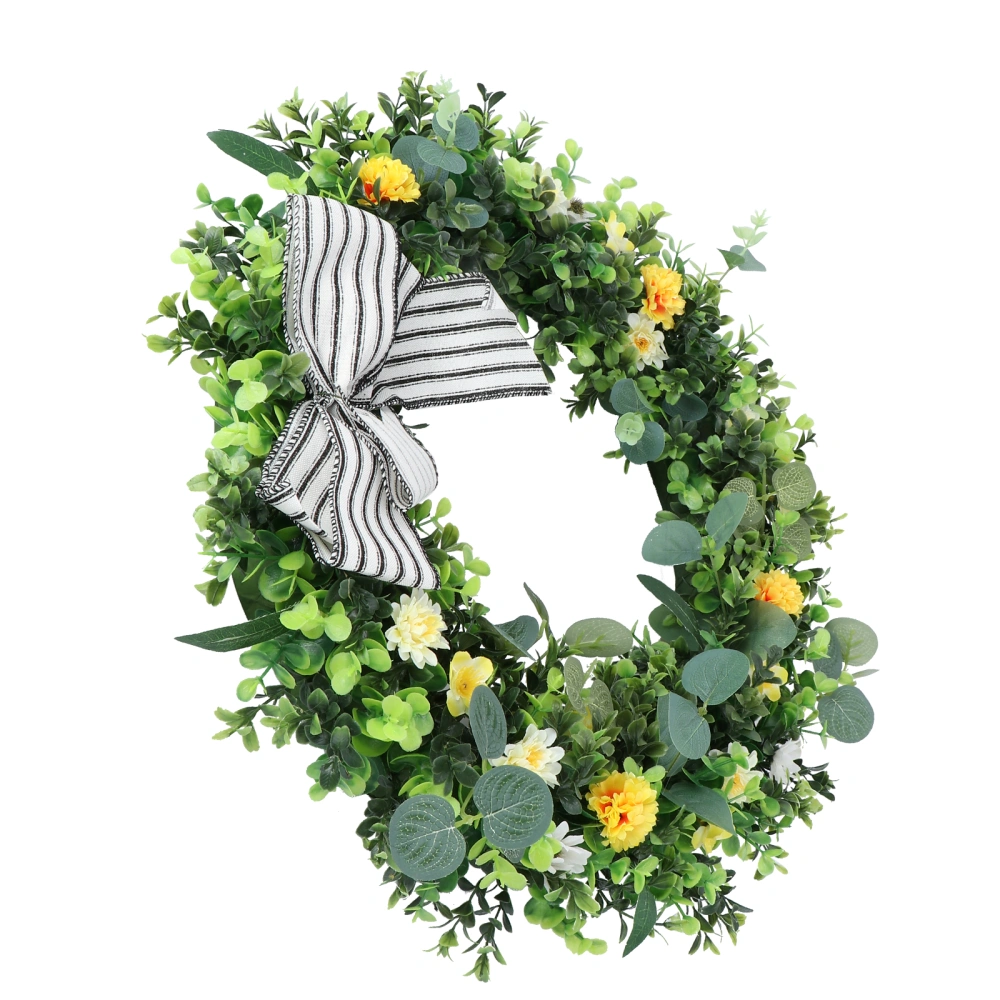 1Pc Simulation Wreath Door Hanging Garland Decorative Wreath Adornment Pendant