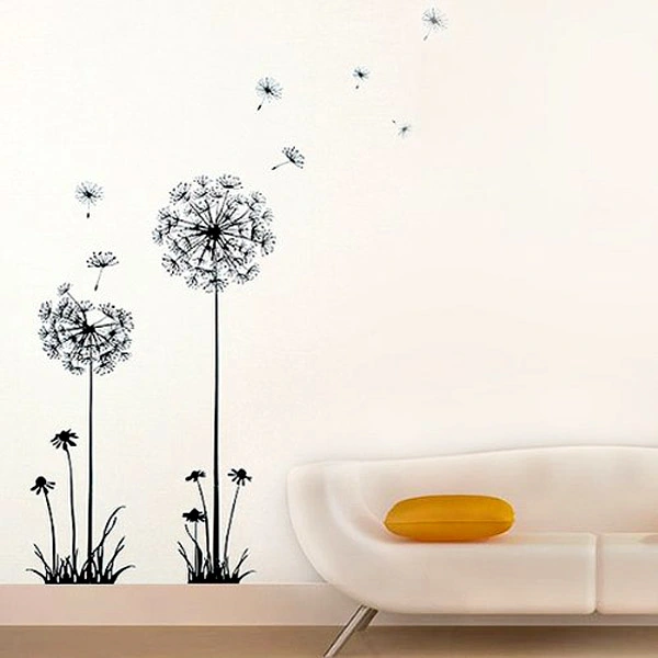 50*70cm Novelty Dandelion Pattern DIY Wall Sticker Wall Wallpaper