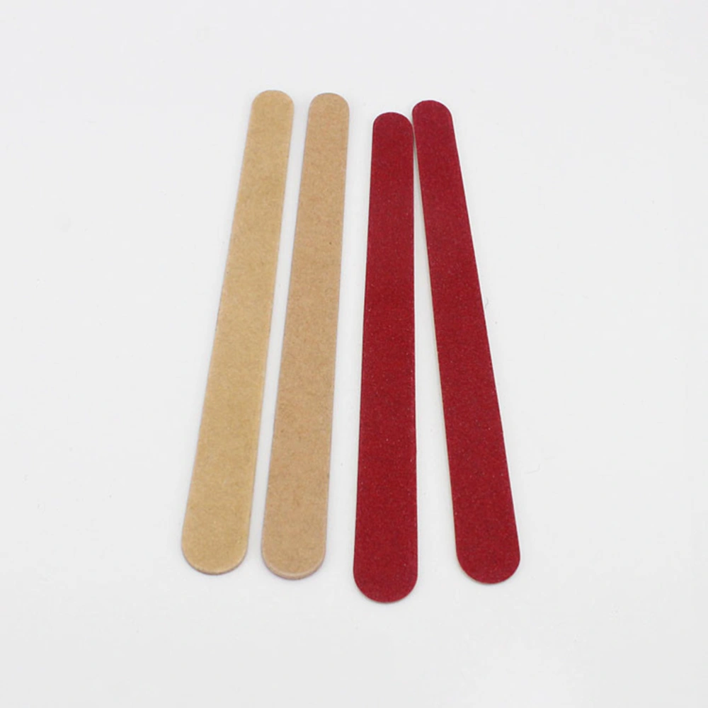 100pcs 11.5cm Nail Files Straight Nail Files Emery Board Nail Polish Patching Professional Tools