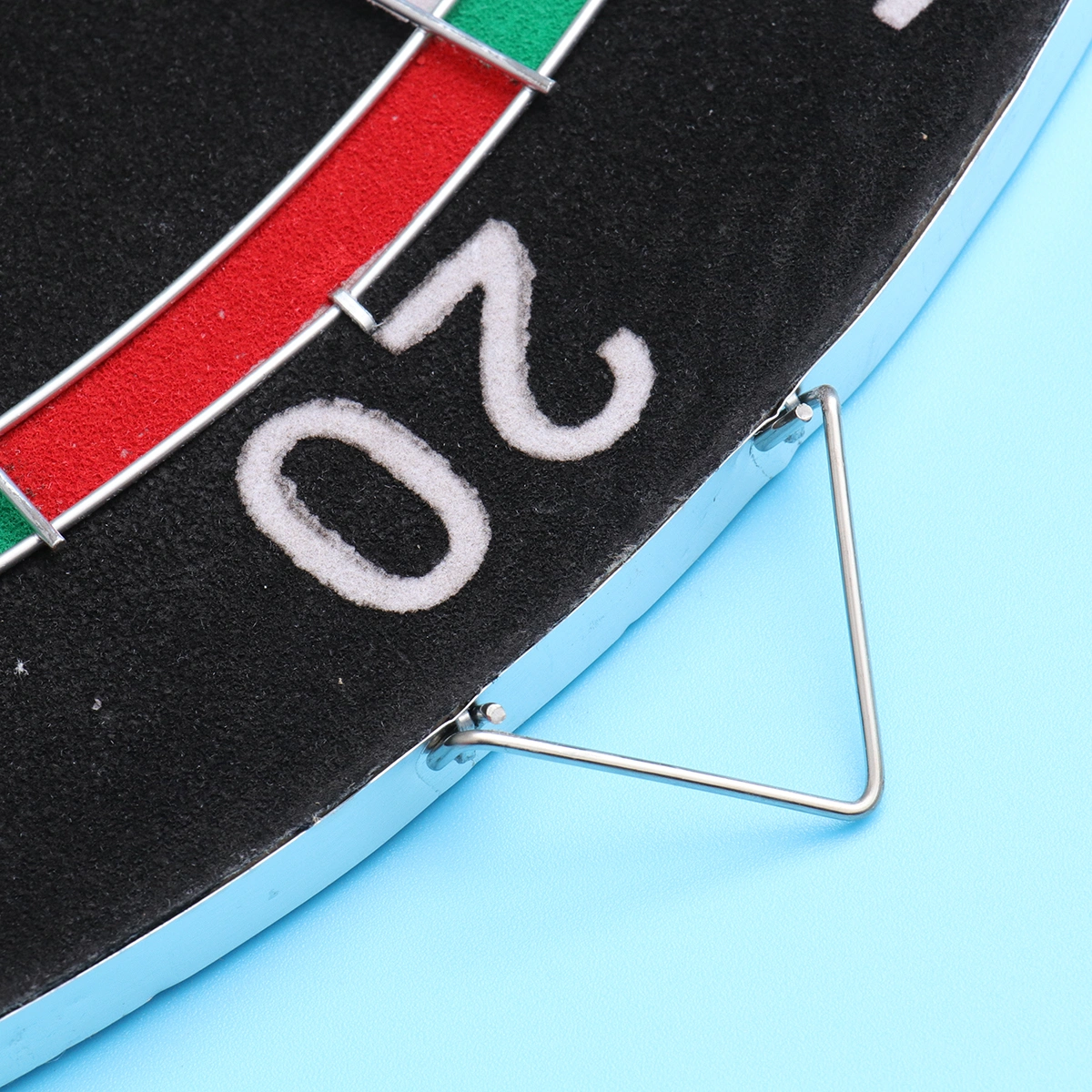15 inch Flocking Dart Board with 4pcs Darts Leisure Game Dartboard Set Board Games Kids Adults Toy Gift for Office Home Outdoor (Random Color Dart)