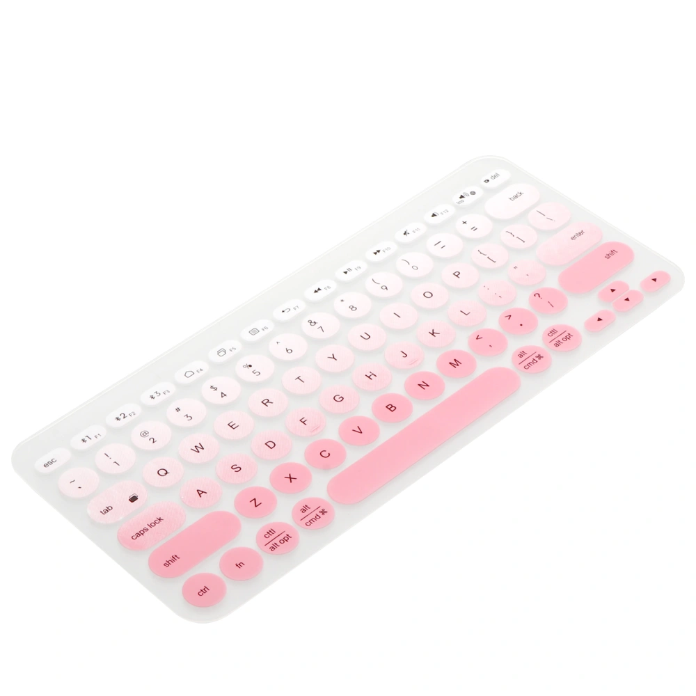 Pink Keyboard Film Adorable Silicone Keyboard Cover Compatible for K380