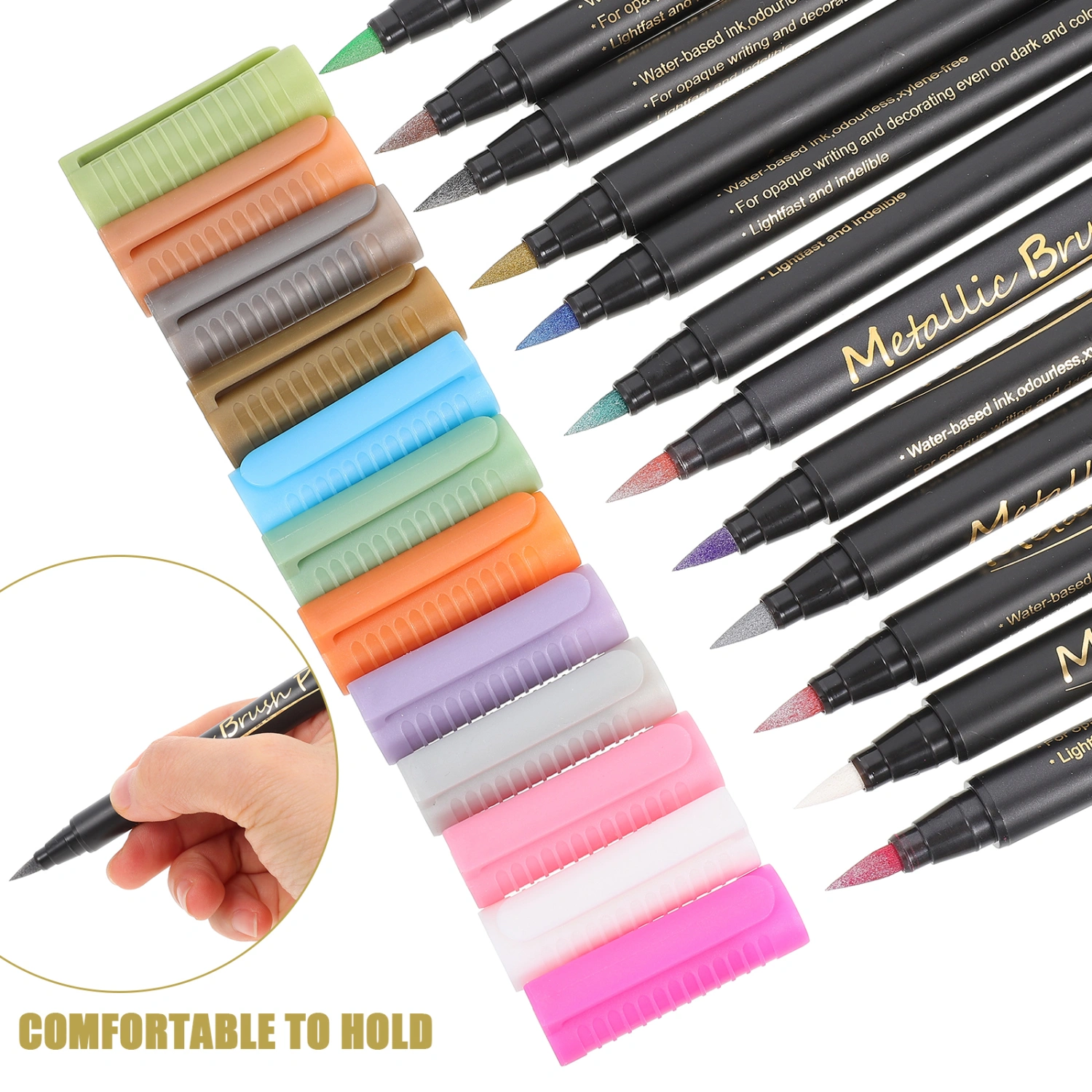 12Pcs Colorful Markers Signing Markers Graffiti Mark Pen Marker Pen Signing Mark Pens