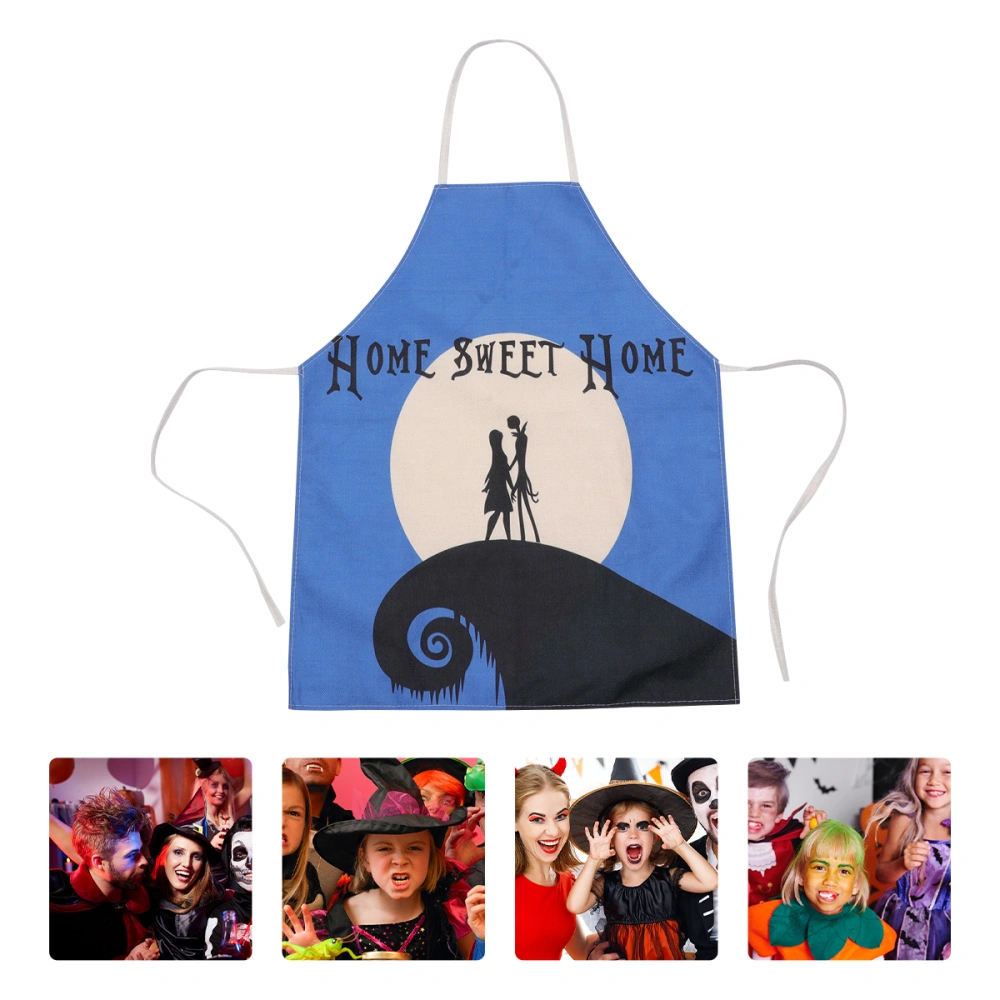 1pc Halloween Party Cooking Apron Creative Sleeveless Adult Household Apron