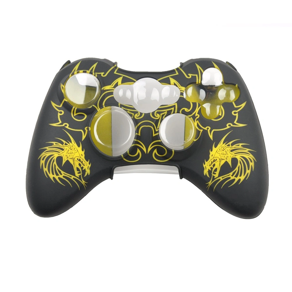 Silicone Protective Skin Case Cover for 360 Controller (Yellow)