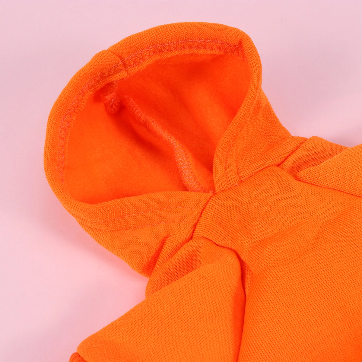 Pet Warm Coat Warm Puppy Pocket Hoodie Outfits Cold Weather Clothes Customes for Winter Autumn - Size XXL (Orange)