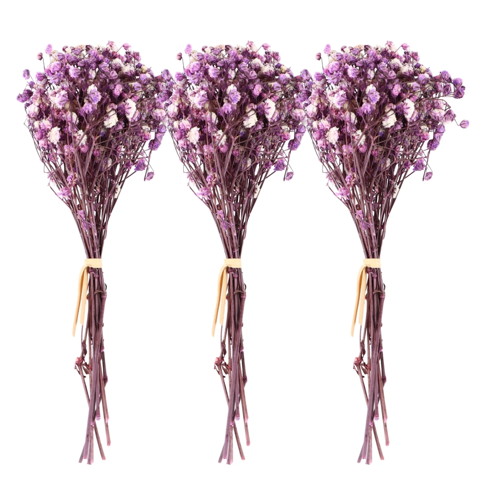 3 Bunches Babysbreath Branches Artificial Flowers Decoration DIY Bouquet