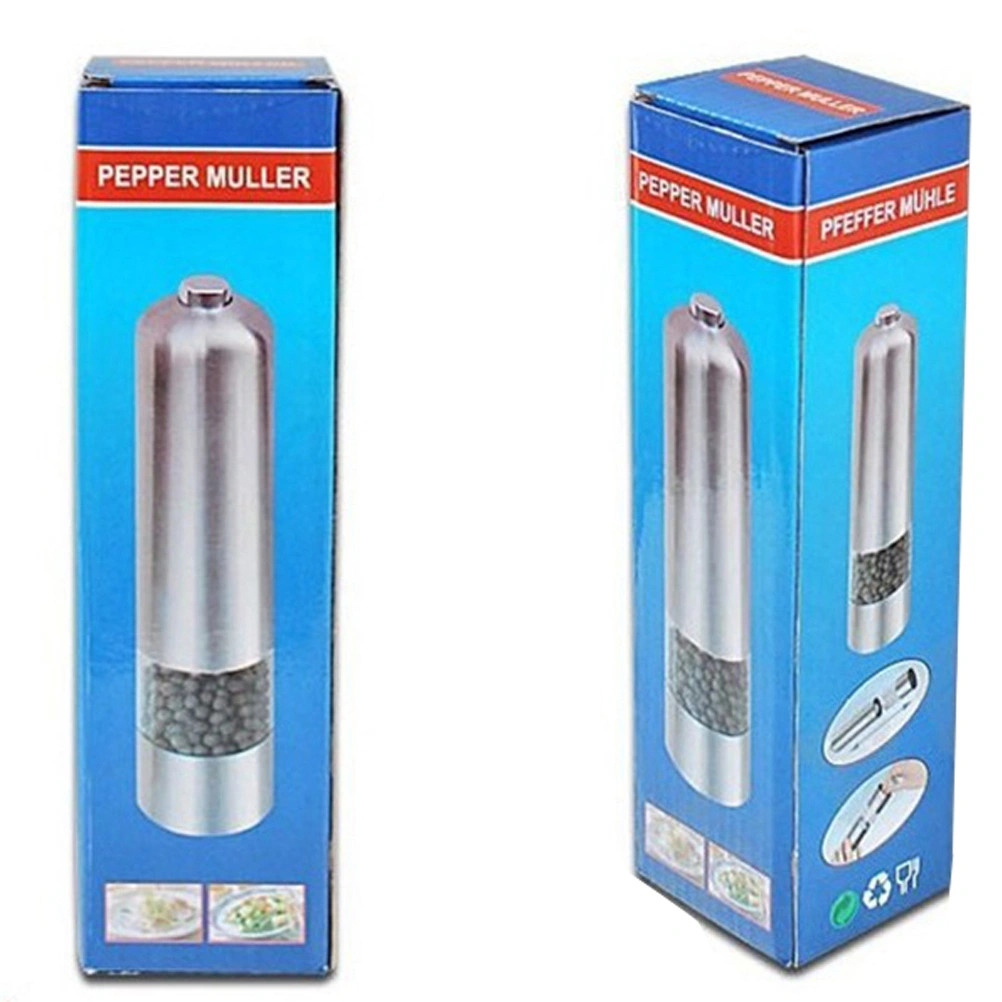 Stainless Steel Electronic Salt and Pepper Grinder Pepper Mill and Salt Shaker For Kitchen Or Party Use