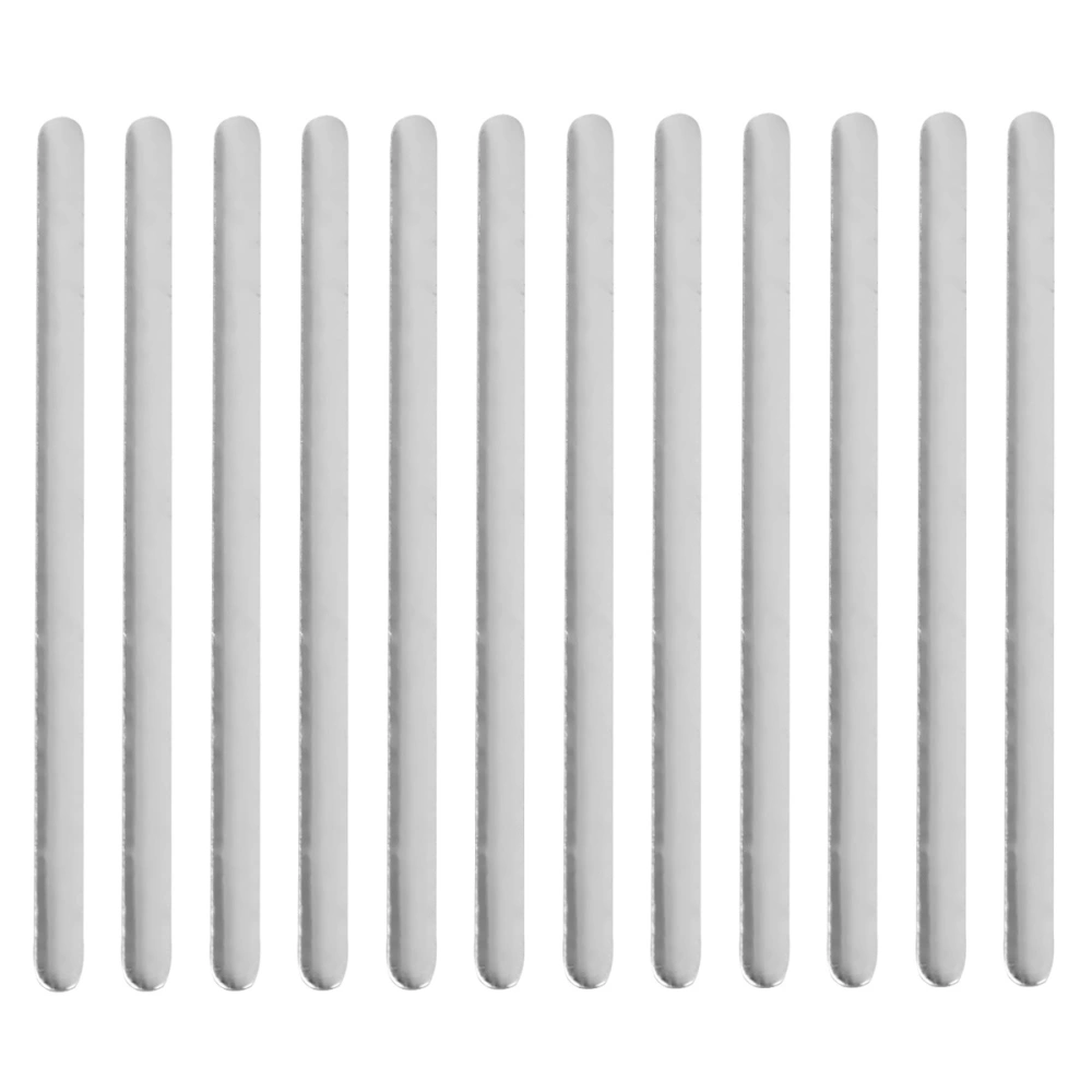 200pcs Nose Bridge Strips Mask Aluminum Rods Nose Protective Strip Face Mask Accessories for Industry Home (Hot Melt Glue)