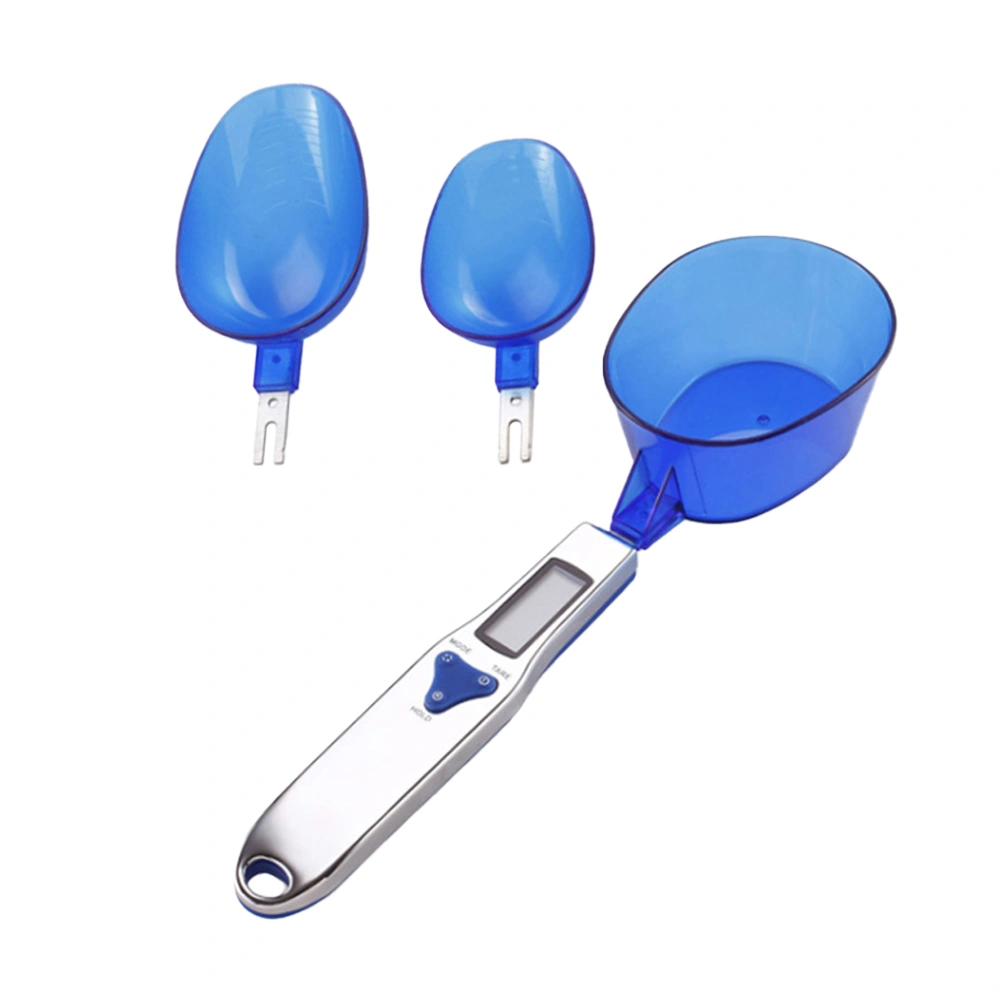 Electronic Digital Spoon Scale Food Weight Scale (Blue, 300g/0.1g)