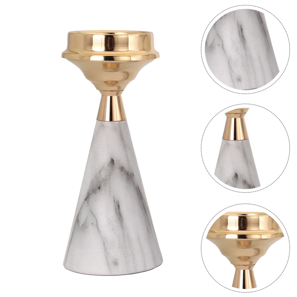 Creative Pillar Candle Holder Decorative Metal Candle Stand Table Decoration