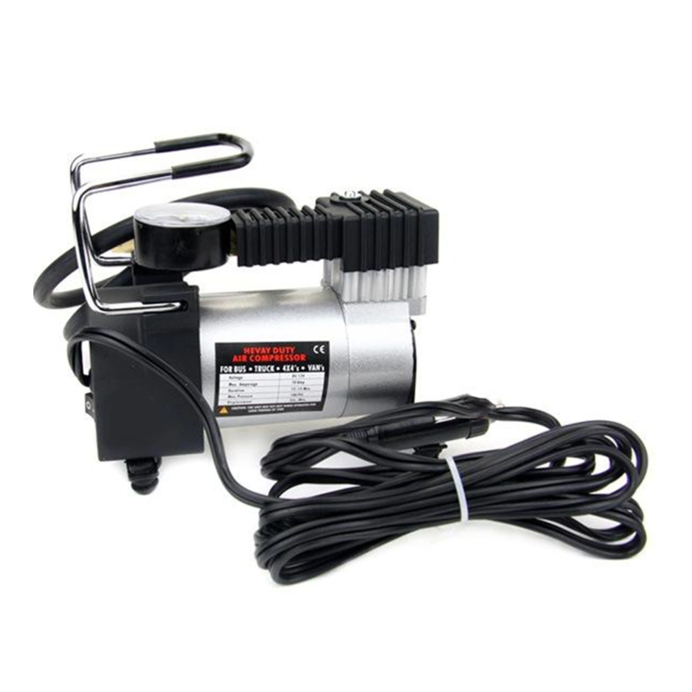 Mini Portable DC12V Air Compressor Tire Inflator Car Air Compressor Pump Single Cylinder Electric for Bike Auto