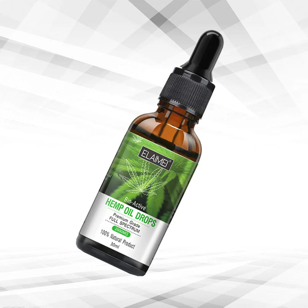 30ml Hemp Oil Edible Essential Oil Relieve Stress and Improve Sleep for Adults