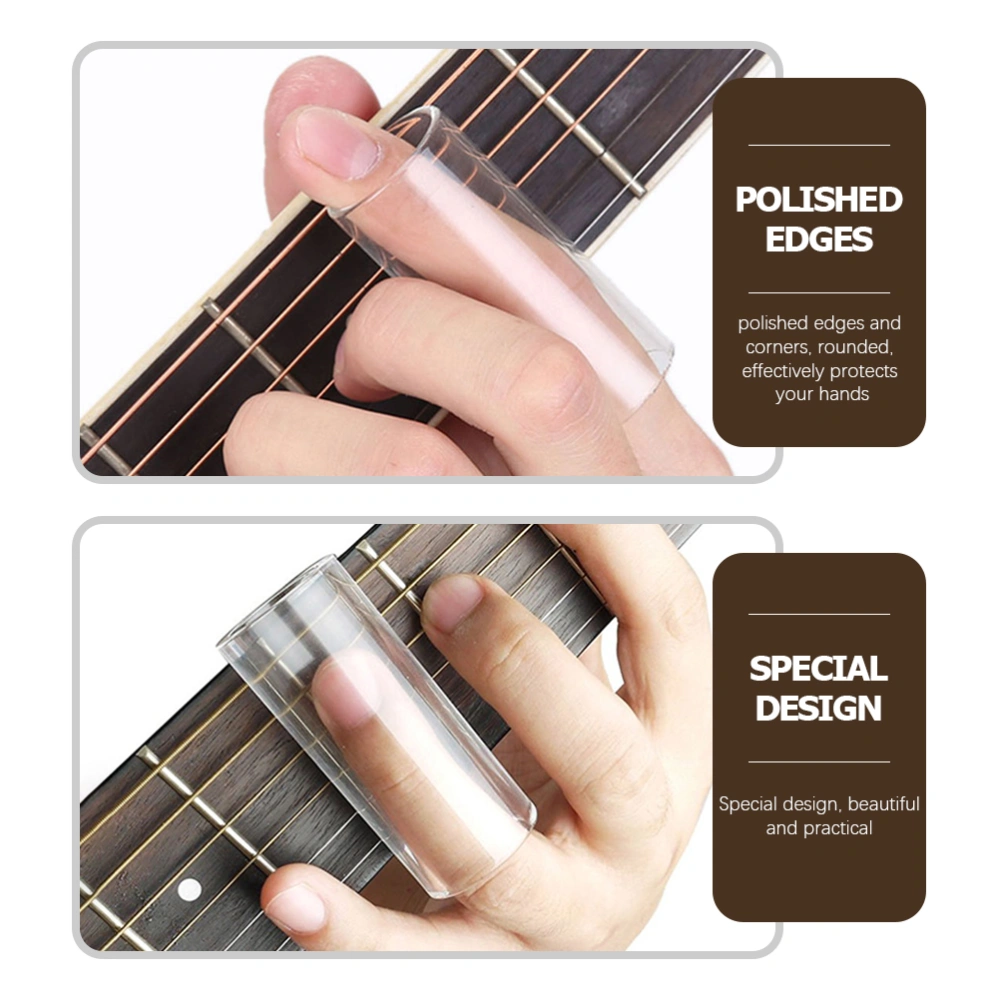 4pcs Professional Guitar Sliders Musical Instrument Slide Bars Glass Slides