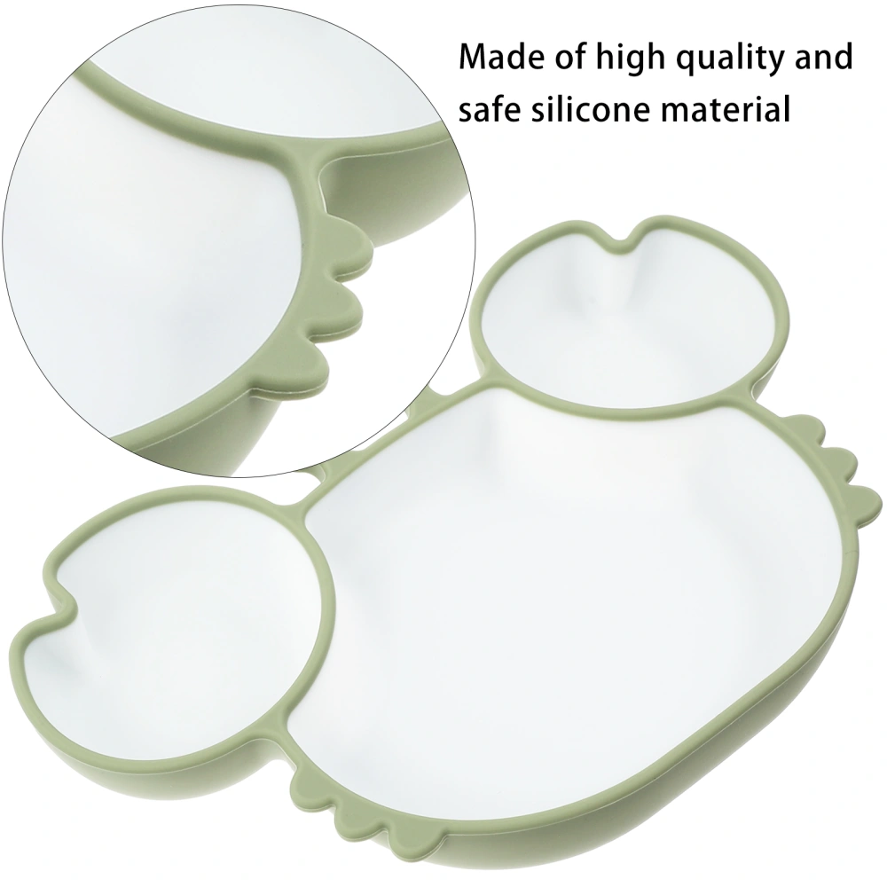 Baby Plate Bowl Mini Silicone Plate Suction Washable for Baby Toddlers Children