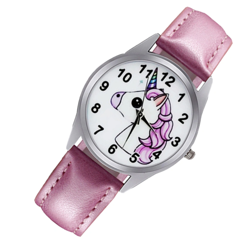 1Pc Cartoon Children Watch Lovely Wrist Watch Beautiful Toddler Watch for Girls