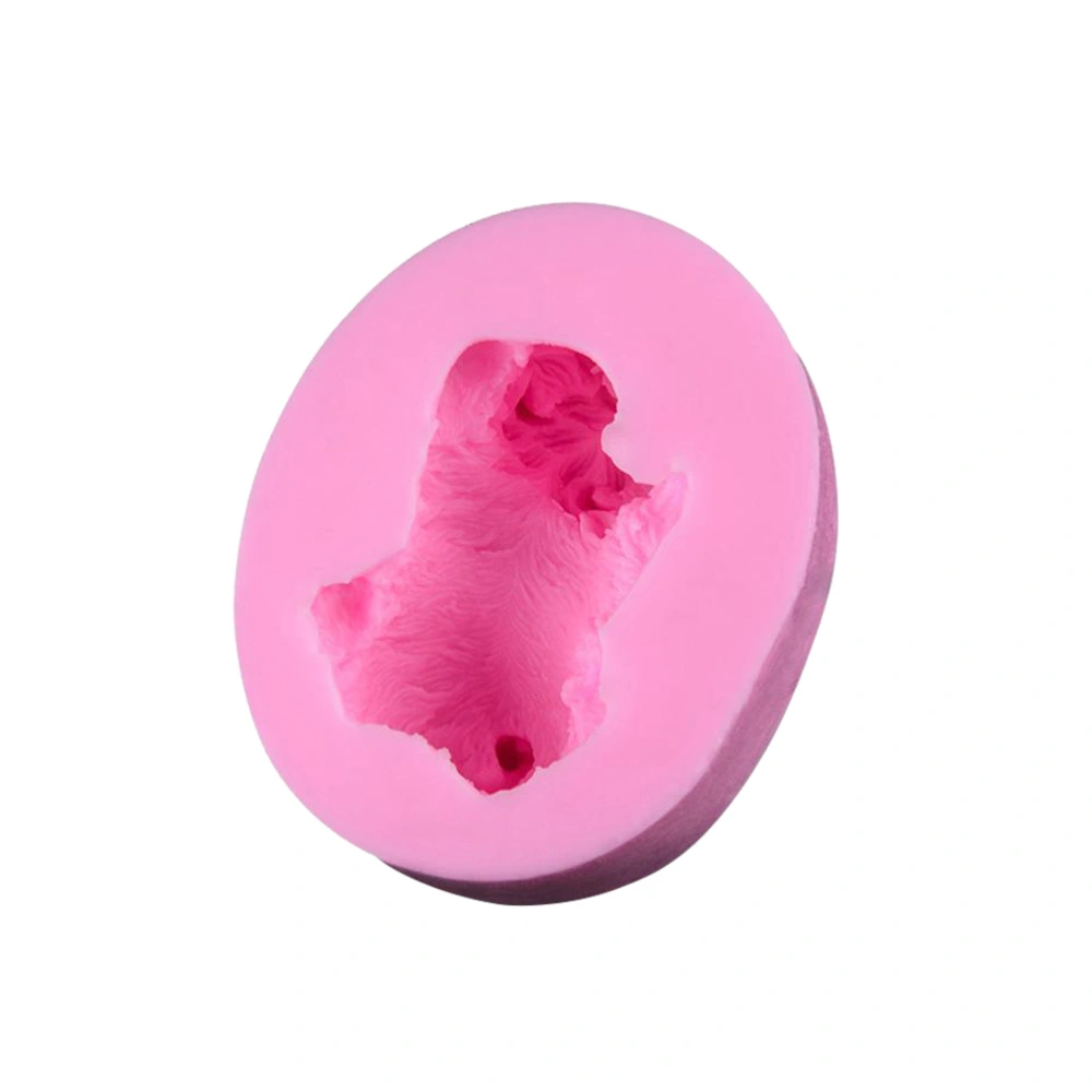 Silicone Lion Fondant Baking Mold DIY Decorating Tools Bakeware for Cake Pudding Jelly (Pink)