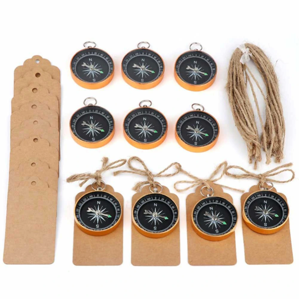 12Pcs Compass Pendant Portable Decorations Birthday Wedding Party Gift Favors