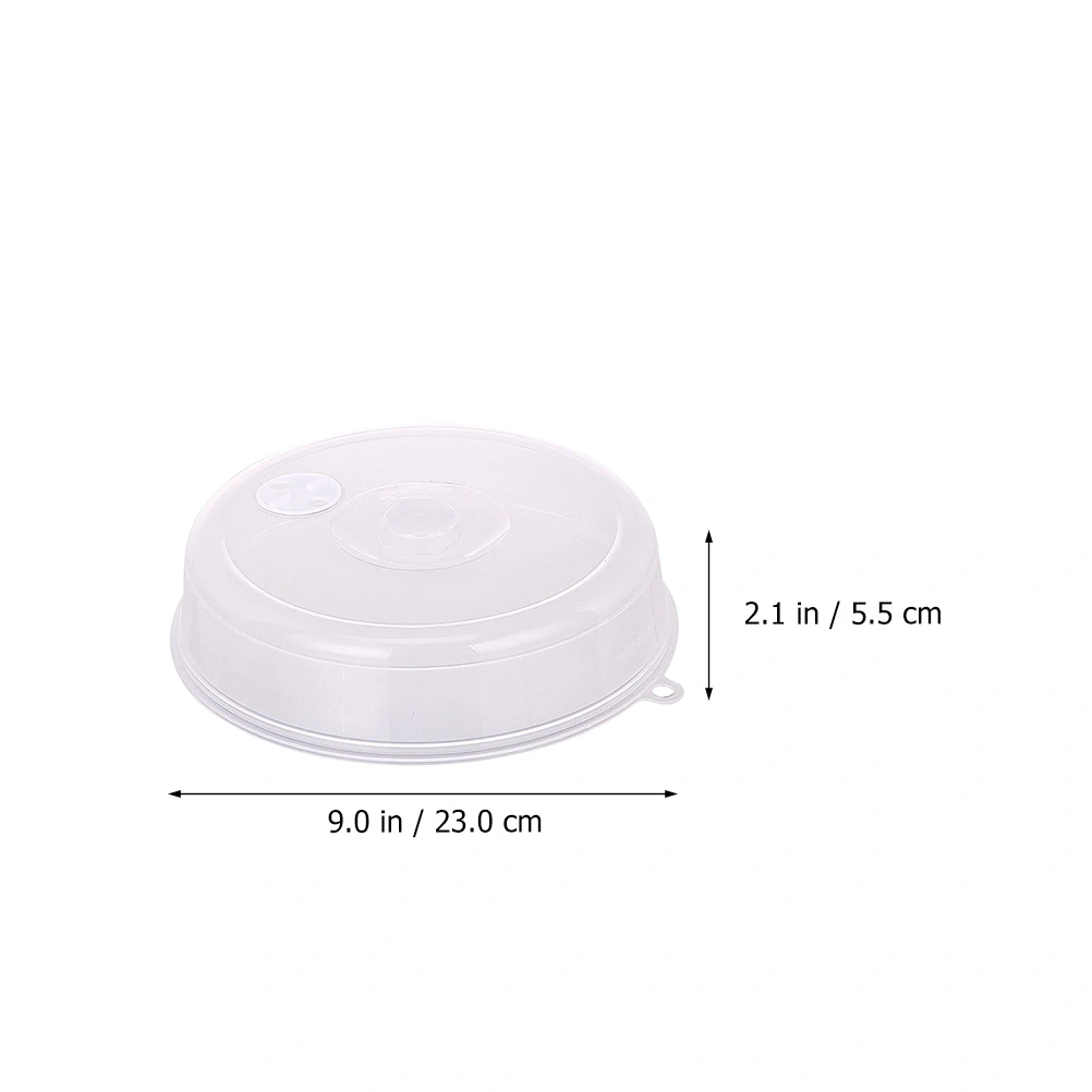 2 Pcs Refrigerator Food Fresh Covers Sealing Covers Microwave Covers (White)